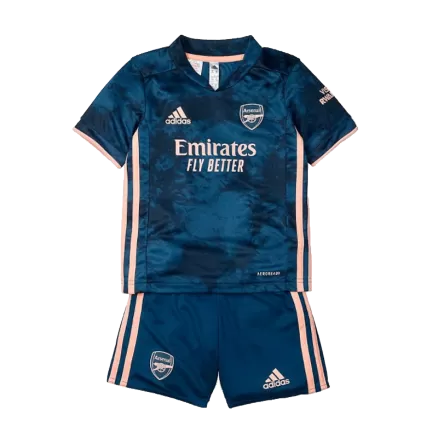 Kids Arsenal Third Away Soccer Jersey Kit (Jersey+Shorts) 2020/21 - BuyJerseyshop