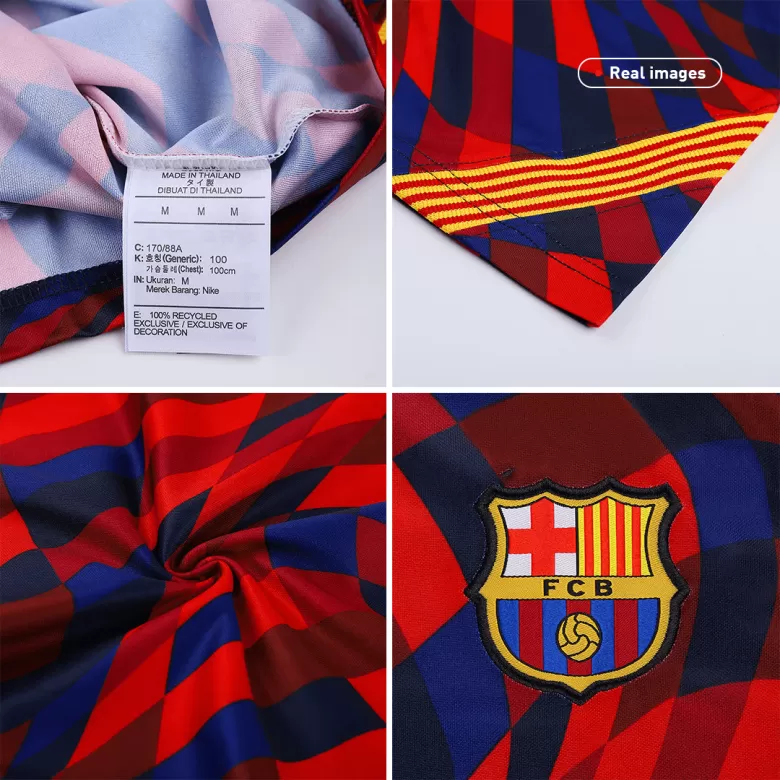 Men's Barcelona Pre-Match Training Soccer Jersey Shirt 2020/21 - BuyJerseyshop