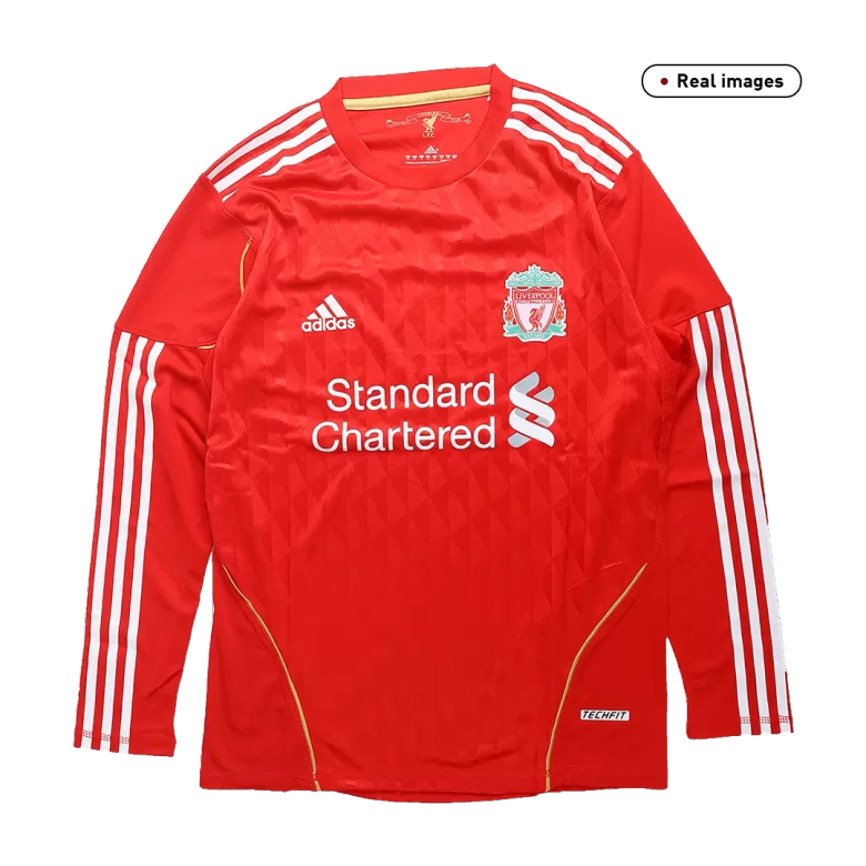 Liverpool Retro Jerseys 2011/12 Home Long Sleeve Soccer Jersey For Men - BuyJerseyshop