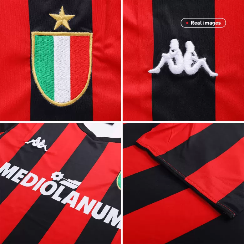 AC Milan Retro Jerseys 1988/89 Home Soccer Jersey For Men - BuyJerseyshop
