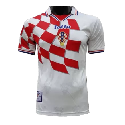 Croatia Retro Jerseys 1998 Home Soccer Jersey For Men - BuyJerseyshop