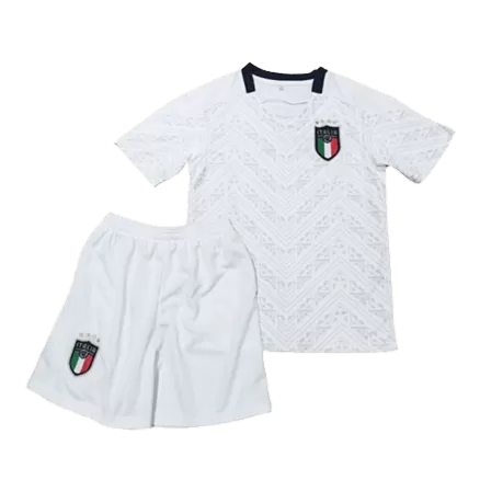 Kids Italy Away Soccer Jersey Kit (Jersey+Shorts) 2020 - BuyJerseyshop
