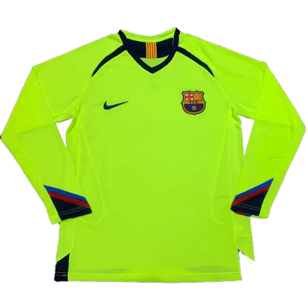 Barcelona Retro Jerseys 2005/06 Away Long Sleeve Soccer Jersey For Men - BuyJerseyshop