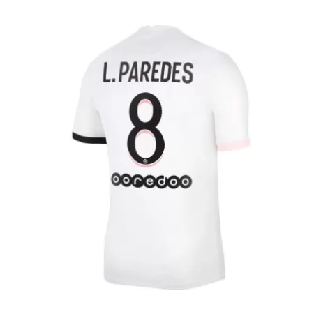 Men's L.PAREDES #8 PSG Away Soccer Jersey Shirt 2021/22 - BuyJerseyshop
