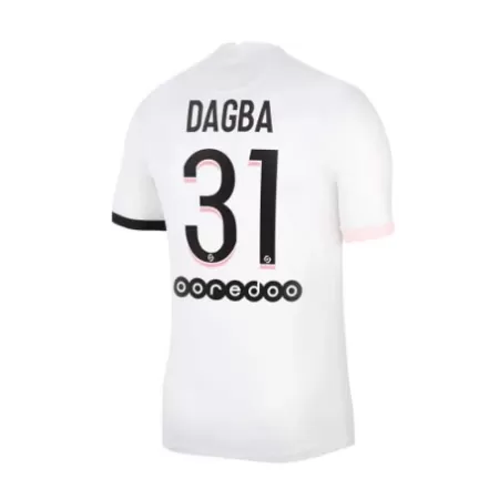 Men's DAGBA #31 PSG Away Soccer Jersey Shirt 2021/22 - BuyJerseyshop
