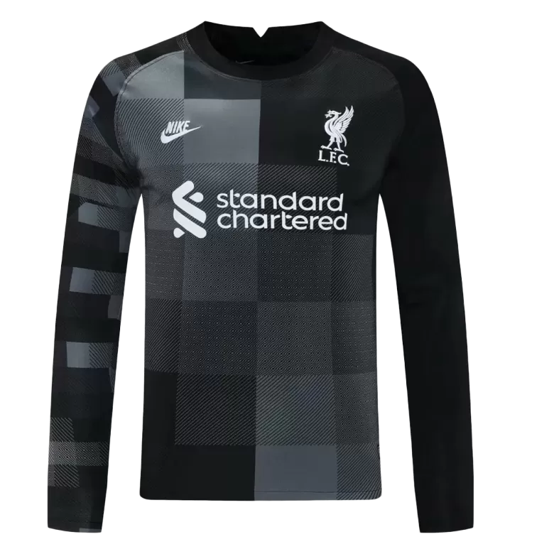 Men's Liverpool Goalkeeper Long Sleeve Soccer Jersey Shirt 2021/22 - BuyJerseyshop