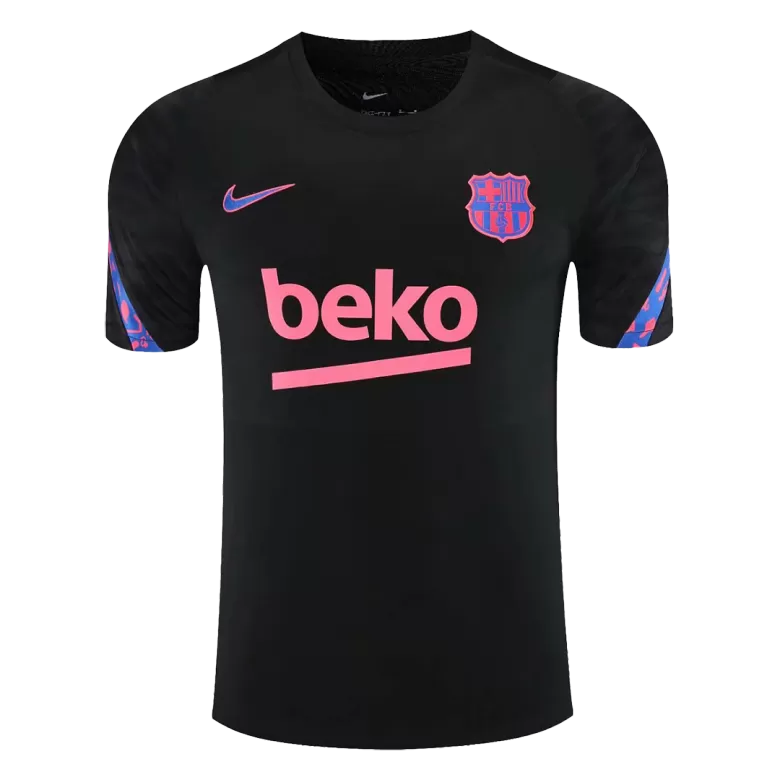 Men's Barcelona Pre-Match Soccer Jersey Kit (Jersey+Shorts) 2021/22 - BuyJerseyshop