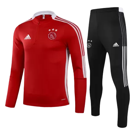 Kids Ajax Zipper Training Jacket Kit(Jacket+Pants) 2021/22 - BuyJerseyshop