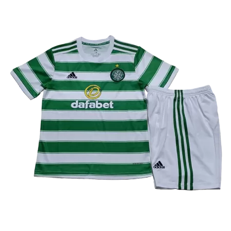 Kids Celtic Home Soccer Jersey Kit (Jersey+Shorts) 2021/22 - BuyJerseyshop