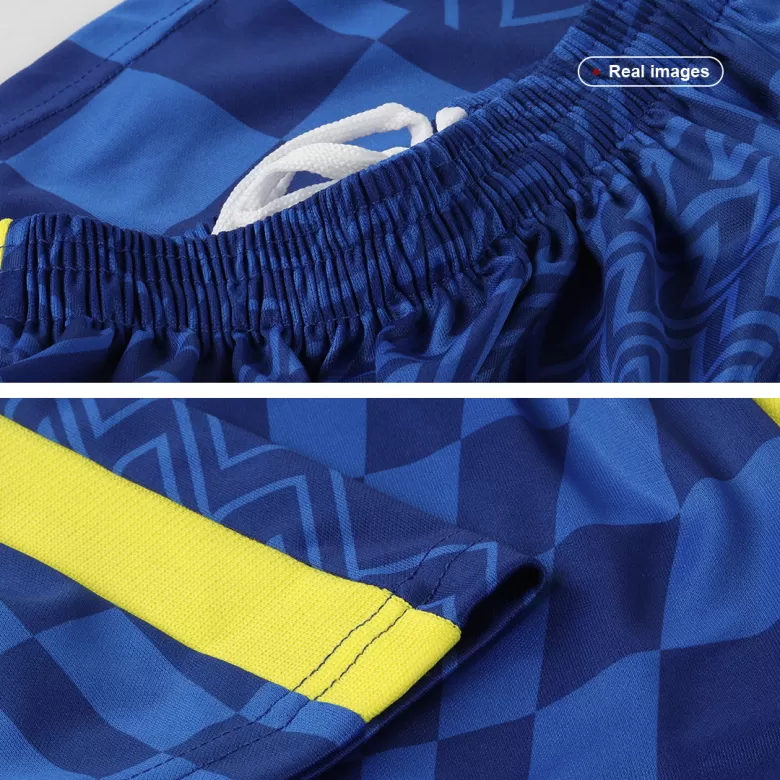 Kids Chelsea Home Soccer Jersey Kit (Jersey+Shorts) 2021/22 - BuyJerseyshop