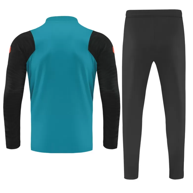 Men's Chelsea Zipper Tracksuit Sweat Shirt Kit (Top+Trousers) 2021/22 - BuyJerseyshop