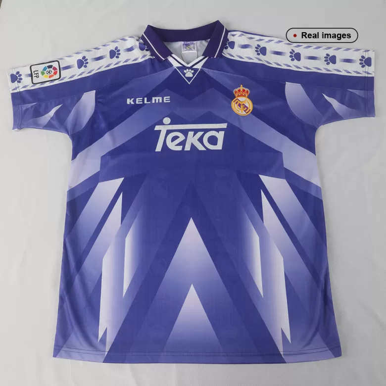 Real Madrid Retro Jerseys 1996/97 Away Soccer Jersey For Men - BuyJerseyshop
