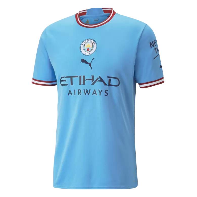 Men's HAALAND #9 Manchester City Home Soccer Jersey Shirt 2022/23 - BuyJerseyshop