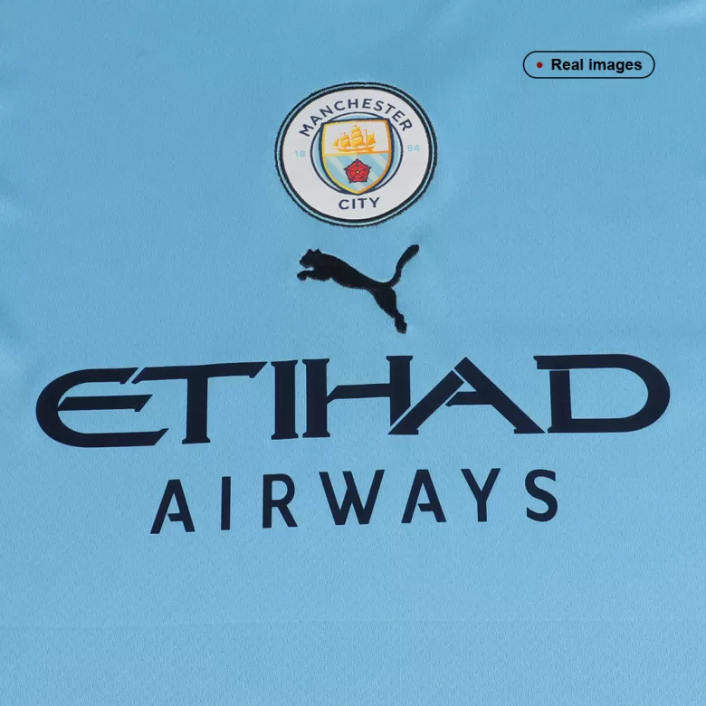 Men's Manchester City Home Soccer Jersey Shirt 2022/23 - BuyJerseyshop