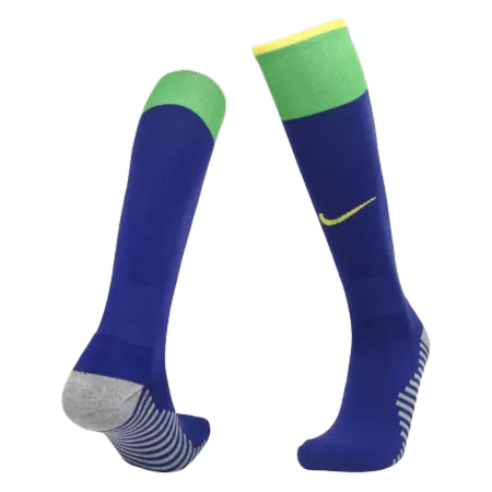 Kids Brazil Home Soccer Socks 2022 - BuyJerseyshop