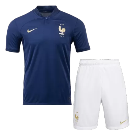 Men's France Home Soccer Jersey Kit (Jersey+Shorts) 2022 - BuyJerseyshop