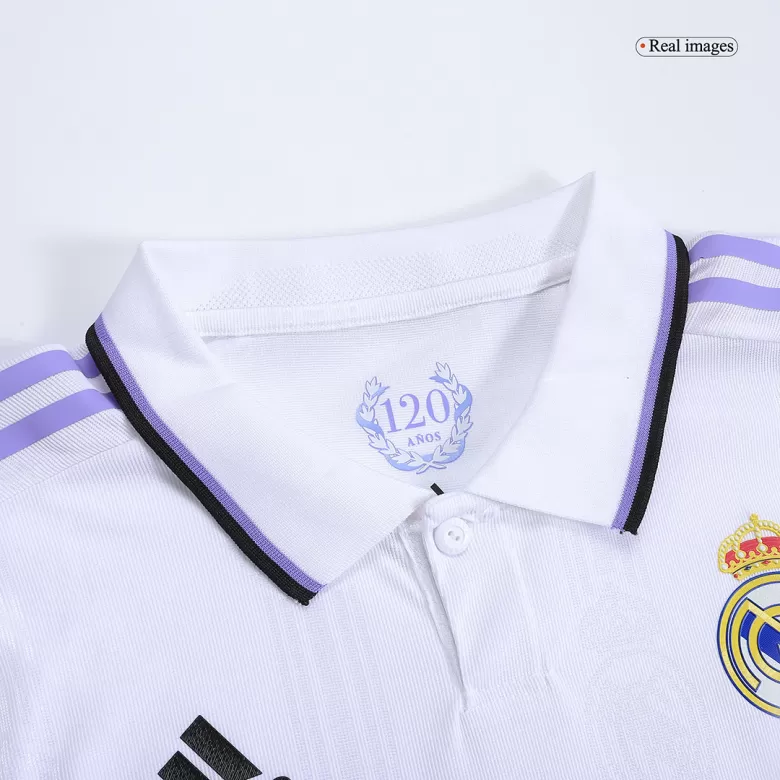 Men's Real Madrid Home Long Sleeves Soccer Jersey Shirt 2022/23 - BuyJerseyshop