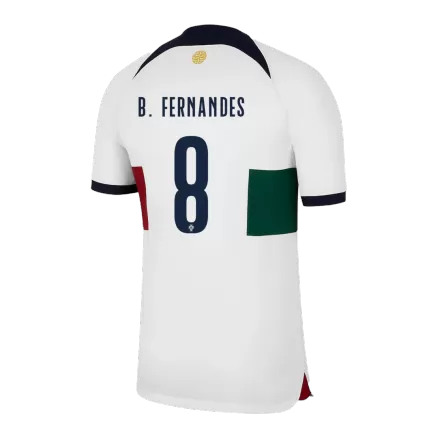 Men's B.FERNANDES #8 Portugal Away Soccer Jersey Shirt 2022 - BuyJerseyshop