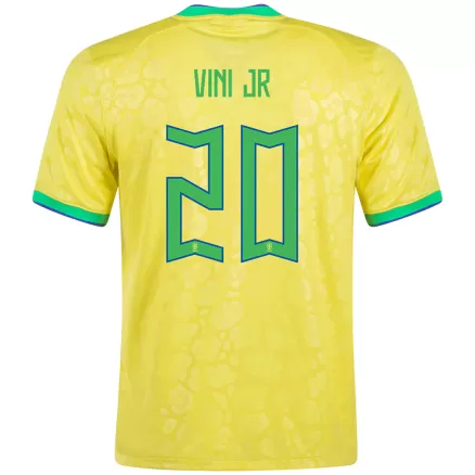 Men's VINI JR #20 Brazil Home Soccer Jersey Shirt 2022 - BuyJerseyshop