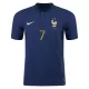 GRIEZMANN #7 France Home Player Version Jersey World Cup 2022 Men - BuyJerseyshop