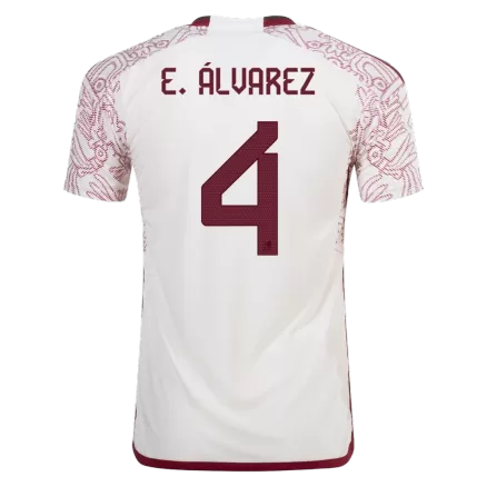 E.ÁLVAREZ #4 Mexico Away Player Version Jersey World Cup 2022 Men - BuyJerseyshop