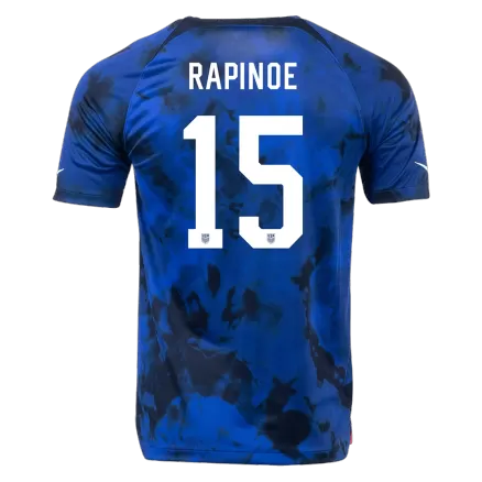 Men's RAPINOE #15 USA Away Soccer Jersey Shirt 2022 - BuyJerseyshop