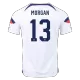 Men's MORGAN #13 USA Home Soccer Jersey Shirt 2022 - BuyJerseyshop