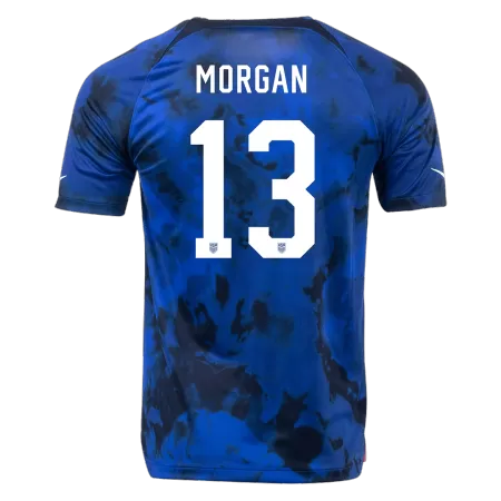 Men's MORGAN #13 USA Away Soccer Jersey Shirt 2022 - BuyJerseyshop
