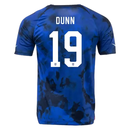 Men's DUNN #19 USA Away Soccer Jersey Shirt 2022 - BuyJerseyshop