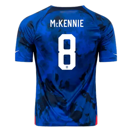 Men's McKENNIE #8 USA Away Soccer Jersey Shirt 2022 - BuyJerseyshop