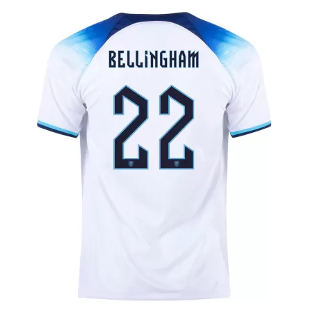 Men's BELLINGHAM #22 England Home Soccer Jersey Shirt 2022 - BuyJerseyshop