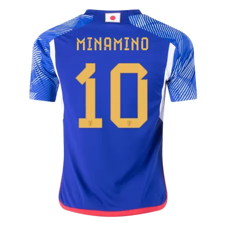 Men's MINAMINO #10 Japan Home Soccer Jersey Shirt 2022 - BuyJerseyshop