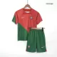 Kids Portugal Home Soccer Jersey Kit (Jersey+Shorts) 2022/23 - BuyJerseyshop