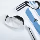 MAC ALLISTER #20 Argentina Three Stars Home Player Version Jersey World Cup 2022 Men - BuyJerseyshop