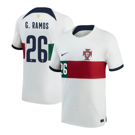 Men's G.RAMOS #26 Portugal Away Soccer Jersey Shirt 2022 - BuyJerseyshop