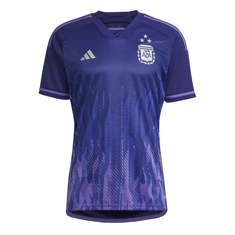 Men's Argentina Away Soccer Jersey Kit (Jersey+Shorts) 2022 - BuyJerseyshop