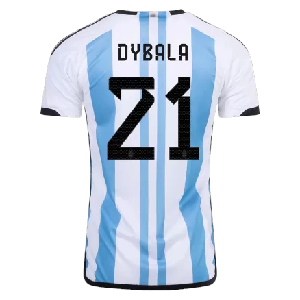 Men's DYBALA #21 Argentina Home Soccer Jersey Shirt 2022 - BuyJerseyshop
