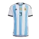 TAGLIAFICO #3 Argentina Three Stars Home Player Version Jersey World Cup 2022 Men - BuyJerseyshop