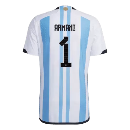ARMANI #1 Argentina Three Stars Home Player Version Jersey World Cup 2022 Men - BuyJerseyshop