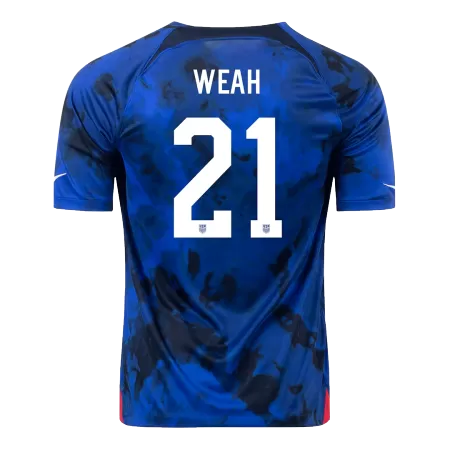 Men's WEAH #21 USA Away Soccer Jersey Shirt 2022 - BuyJerseyshop