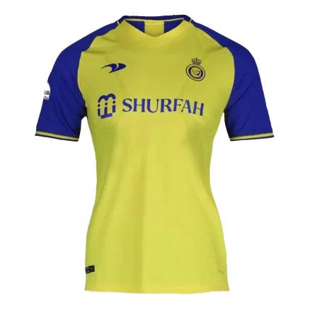 Women's Al Nassr Home Soccer Jersey Shirt 2022/23 - BuyJerseyshop