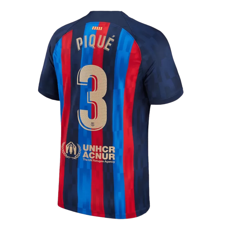 Men's PIQUÉ #3 Barcelona Home Soccer Jersey Shirt 2022/23 - BuyJerseyshop