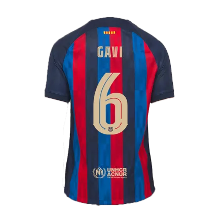 Men's GAVI #6 Barcelona Home Soccer Jersey Shirt 2022/23 - BuyJerseyshop