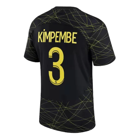Men's KIMPEMBE #3 PSG Fourth Away Soccer Jersey Shirt 2022/23 - BuyJerseyshop