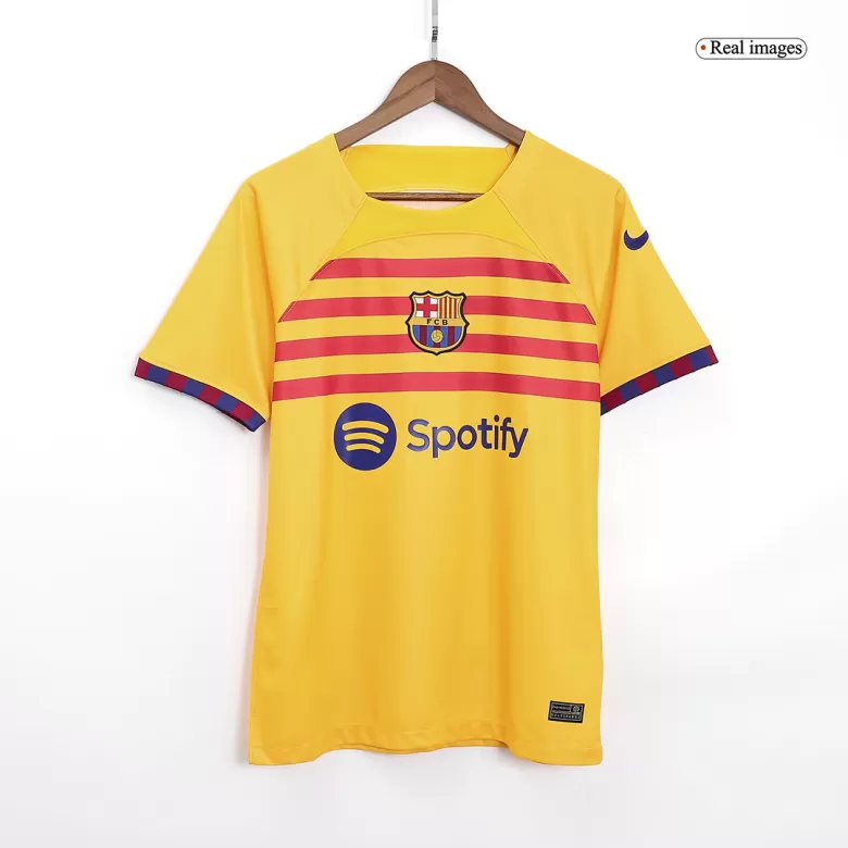 Men's Barcelona Fourth Away Soccer Jersey Shirt 2022/23 - BuyJerseyshop