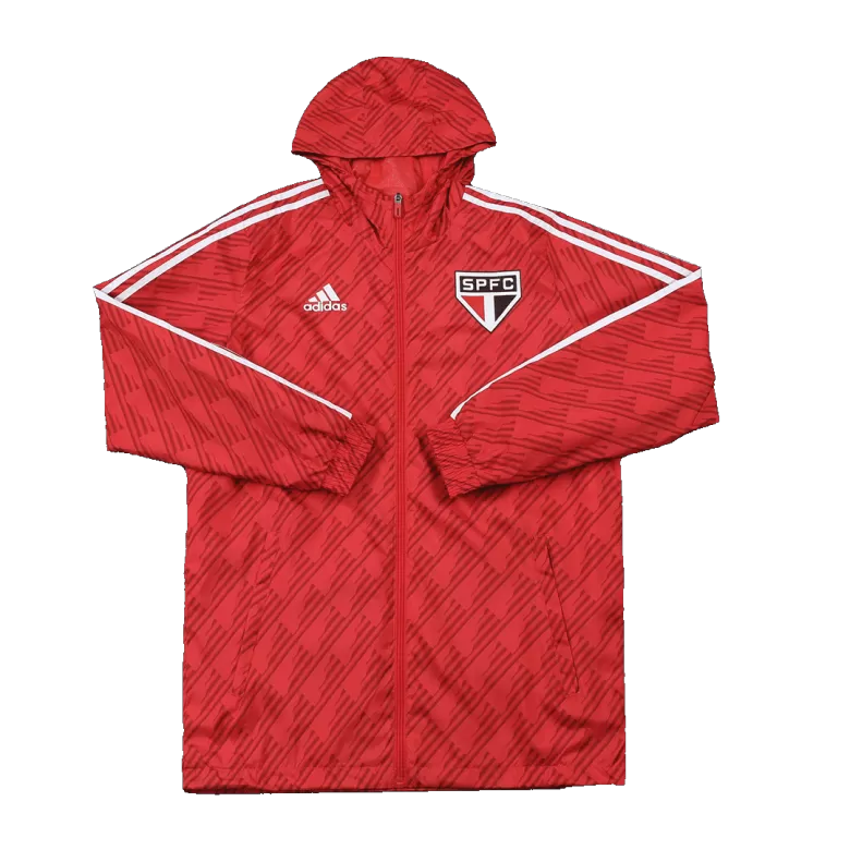 Men's Sao Paulo FC Windbreaker Hoodie Jacket 2022/23 - BuyJerseyshop