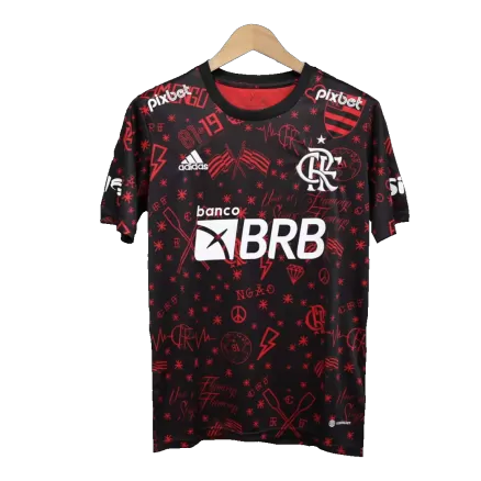 Men's CR Flamengo Pre-Match Soccer Jersey Shirt 2022/23 - BuyJerseyshop