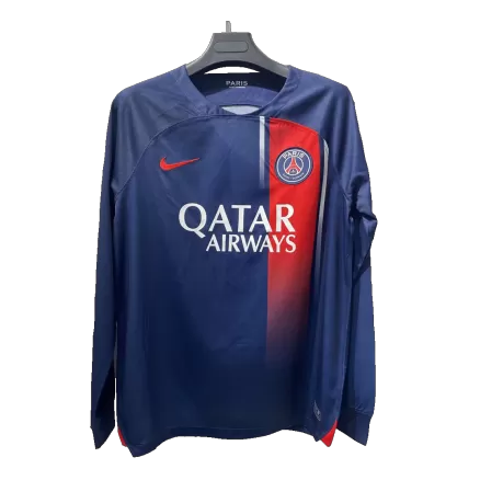 Men's PSG Home Long Sleeves Soccer Jersey Shirt 2023/24 - BuyJerseyshop