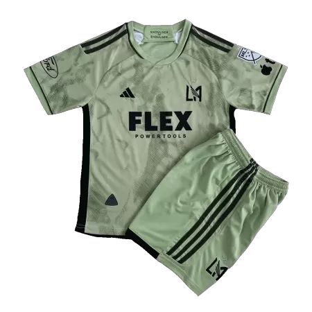 Kids Los Angeles FC Away Soccer Jersey Kit (Jersey+Shorts) 2023 - BuyJerseyshop