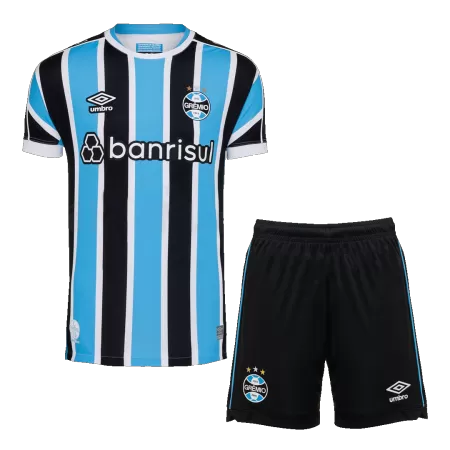 Men's Grêmio FBPA Home Soccer Jersey Kit (Jersey+Shorts) 2023/24 - BuyJerseyshop